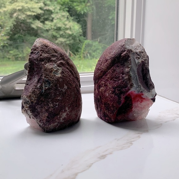 Agate Geode Book Ends - Picture 2 of 8